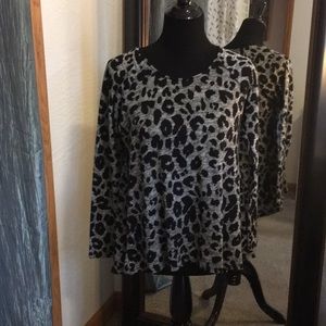 Fun animal print sweater